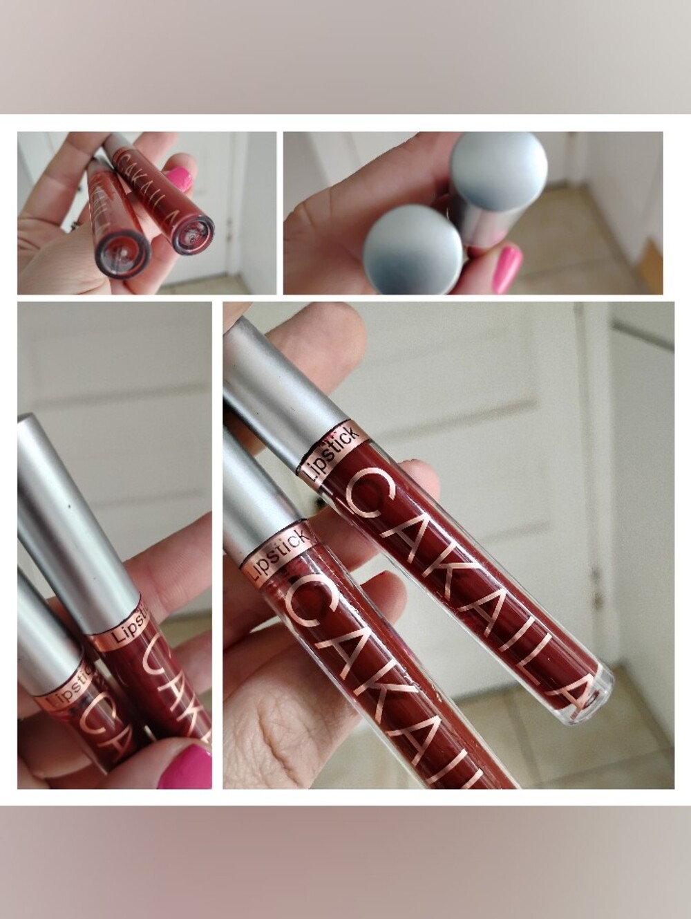 Deep rouge Reds Lipstick Lipgloss Bundle